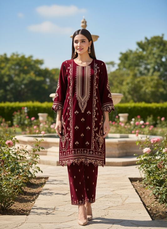 2PC FORMAL VELVET COLLECTION