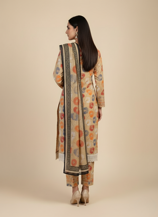 3PC Khadar All -Over Print