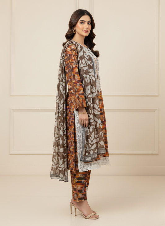 3PC Khadar All -Over Print