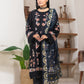 3PC Embroidered  Suit – Premium winter cotton