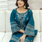 2PC Embroidered Suit-Premium Winter Cotton