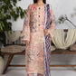 LAWN EMBROIDERED DIGITAL PRINTED HAND MADE 3 PC