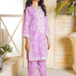 2 PC Embroidered Lawn Kameez With Shalwar (SJ-1101)