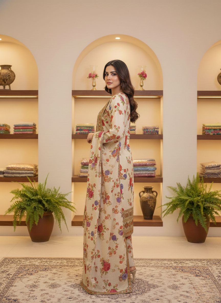 3PC Khadar All -Over Print